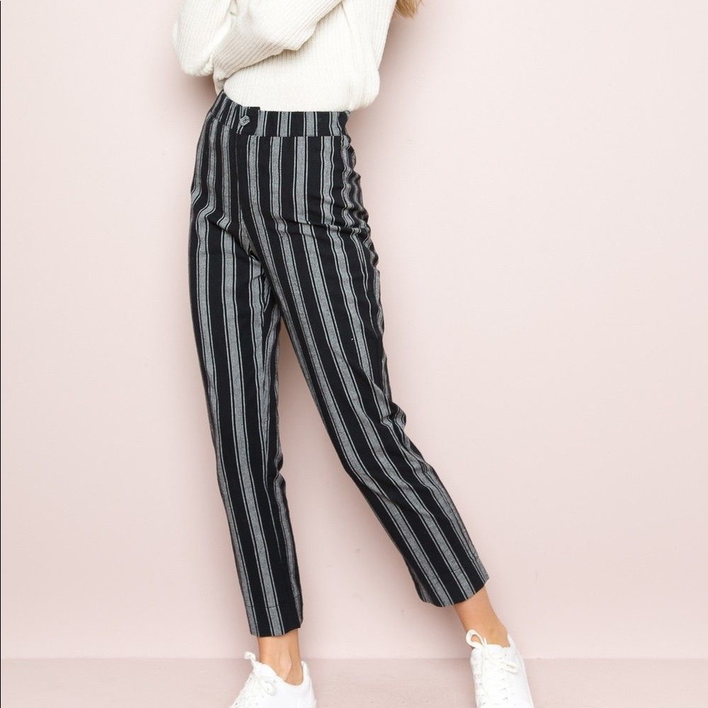 PINSTRIPE TROUSERS